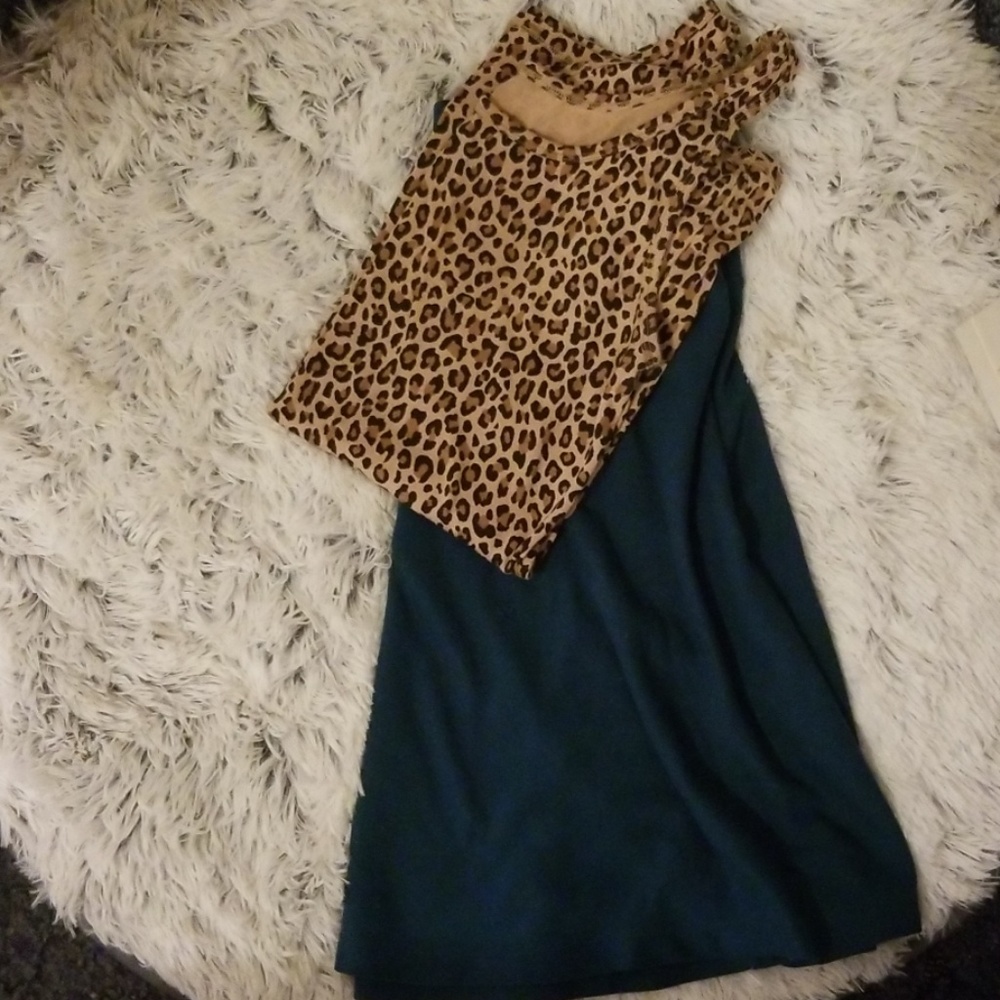 A New Day Animal Print Tank Top